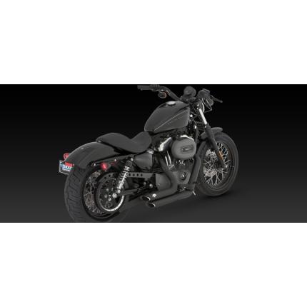 ショートショット スタッガード ブラックフルエキゾースト VANCE&HINES（バンス＆ハインズ） スポーツスターファミリー（04～13年）｜バイク メンテ館