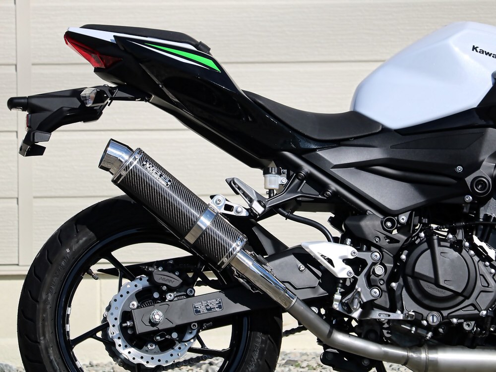 WR'S Kawasaki ZX-4R SE/ZX-4RR ラウンドタイプSLIP-ONマフラー