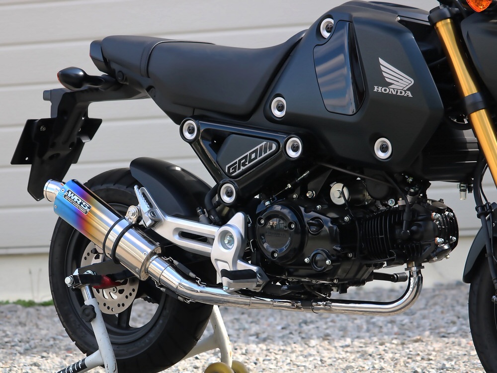 楽天市場】GROM（グロム）2BJ-JC92 ショートオーバルフルエキゾースト