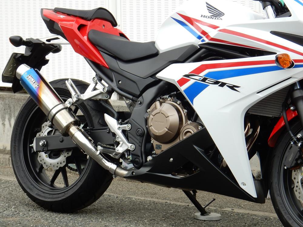 ホンダ CBR400R ビームスマフラー ETC2.0 スライダー MC47後期 楽天市場】CBR400R（2BL-NC47）16年 リアエキゾースト ラウンドタイプ