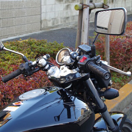 CB400SF・SB(NC31・NC39・NC42) アジャスタブルセパレートハンドル シルバー アルミ製 WORLD WALK(ワールドウォーク)|バイク メンテ館