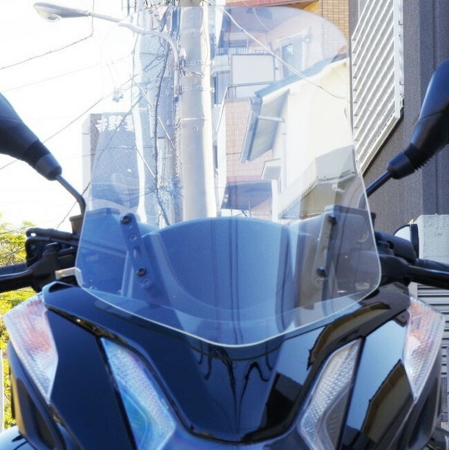 楽天市場 トリシティ125 Tricity125 ロングスクリーン クリア 560mm World Walk ワールドウォーク バイク メンテ館