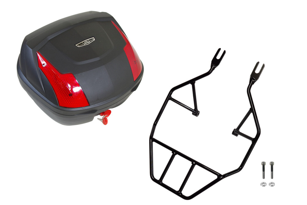CT125ハンターカブ 延長リアキャリア 32リッターリアボックスセット WORLD WALK（ワールドウォーク）｜バイク メンテ館