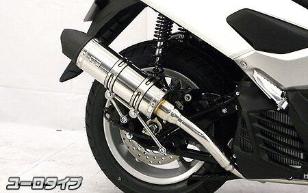 NMAX155（エヌマックス155）2BK-SG50J ロイヤルマフラーユーロタイプ ステンレス ウイルズウィン（WirusWin）