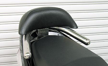 シグナスX（2型）SE44J（28S） バックレスト付 38φタンデムバー Sバージョン ブライアントタイプ バックレストサイズ ラージ ウイルズウィン（WirusWin）