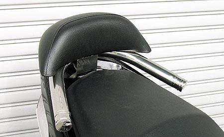 シグナスX（2型）SE44J（28S） バックレスト付 38φタンデムバー Sバージョン エレガントタイプ バックレストサイズ ラージ ウイルズウィン（WirusWin）
