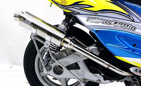 シグナスX（2型）台湾仕様 O2センサー装着車 レーシングマフラーG ウイルズウィン（WirusWin）