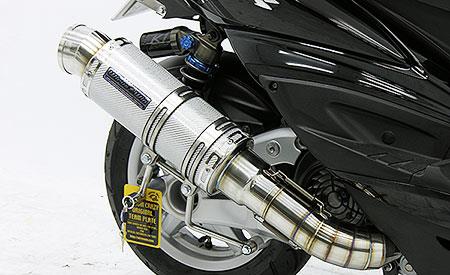 シグナスX（3型）SE44J（1YP） プレミアムマフラー シルバーカーボン仕様 ウイルズウィン（WirusWin）