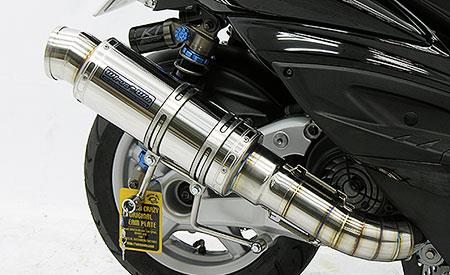 シグナスX(3型)台湾 SE465-1MS(O2センサー装着車) プレミアムマフラー ステンレス仕様 ウイルズウィン(WirusWin)