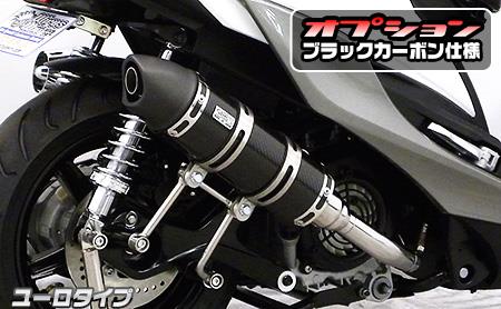 シグナスX（CYGNUS-X）5型 ロイヤルマフラー ユーロタイプ ブラックカーボン ウイルズウィン（WirusWin）