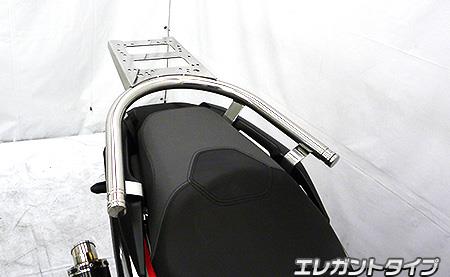 ADV150 リアボックス用ベースブラケット付きタンデムバー　エレガントタイプ ウイルズウィン（WirusWin）