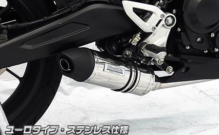 CB250R（2BK-MC52） ダイナミックマフラー ユーロタイプ フルエキゾースト ステンレス仕様 ウイルズウィン（WirusWin）