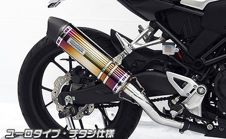 CB250R（2BK-MC52） スリップオンマフラー ユーロタイプ チタン仕様 ウイルズウィン（WirusWin）