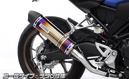 CB250R（8BK-MC52） スリップオンマフラー ユーロタイプ チタン ウイルズウィン（WirusWin）
