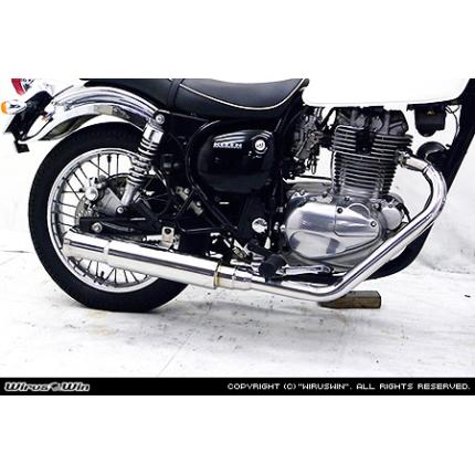 エストレヤ・FI仕様車（JBK-BJ250A）2007～2013年迄 オープンエンドマフラーフルエキゾースト ウイルズウィン（WirusWin） 26,400円