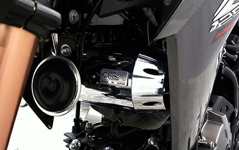 Z125PRO（プロ）2BJ-BR125H ブリーズタイプ エアクリーナーキット シルバーメッキ ウイルズウィン（WirusWin）