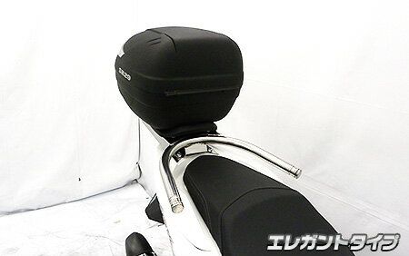 PCX150（2BK-KF30） SHAD製リアボックス付きタンデムバー エレガントタイプ ウイルズウィン（WirusWin）