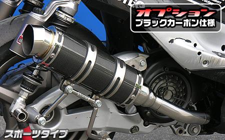 台湾ヤマハ製 RSZ100 ロイヤルマフラー スポーツタイプ ブラックカーボン仕様 ウイルズウィン（WirusWin） 32,640円