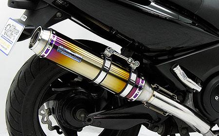TMAX（SJ02） ダイナミックマフラー バズーカータイプ チタン仕様 JMCA認証 ウイルズウィン（WirusWin）