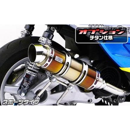シグナスX（1型）国内SE12J ロイヤルマフラー スポーツタイプ チタン仕様 ウイルズウィン（WirusWin）