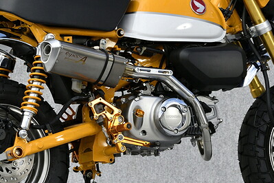 モンキー125(2BJ-JB02) ステンレスxチタン アップタイプ フルエキ マスラー YAMAMOTO RACING(ヤマモトレーシング)