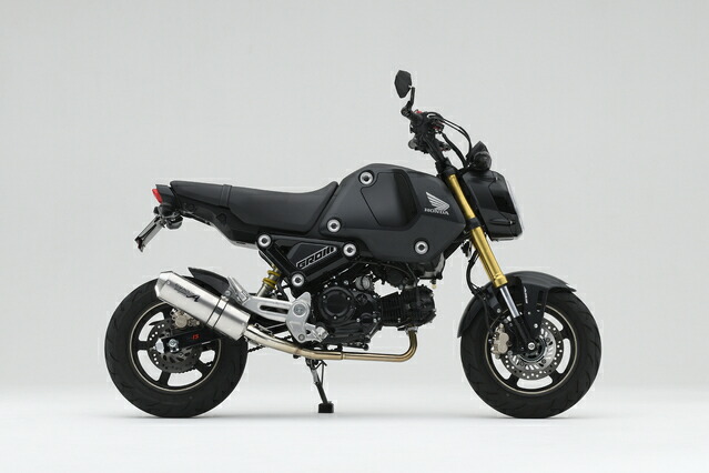 GROM（グロム）2BJ-JC92 SUS オーバルコーン マフラー JMCA認証 YAMAMOTO RACING（ヤマモトレーシング）