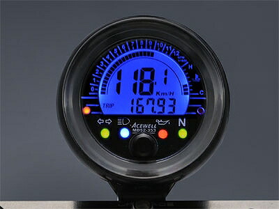ACEWELL ｴｰｽｳｪﾙ MD052-353 多機能 ﾃﾞｼﾞﾀﾙﾒｰﾀｰ ｽﾋﾟｰﾄﾞﾒｰﾀｰ ﾀｺﾒｰﾀｰ ACEWELL ｴｰｽｳｪﾙ md052-353