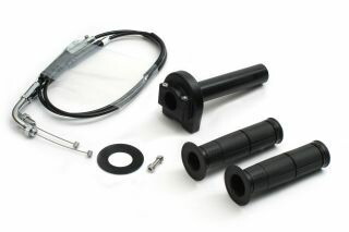 アクティブ 1061162 スロットルキット タイプ1 メッキ金具 ブラック 巻取φ28 YZF-R1