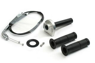 アクティブ 1068446 スロットルキット タイプ1 メッキ金具 シルバー 巻取φ40 トライアンフ デイトナ 675｜バイクマン　店