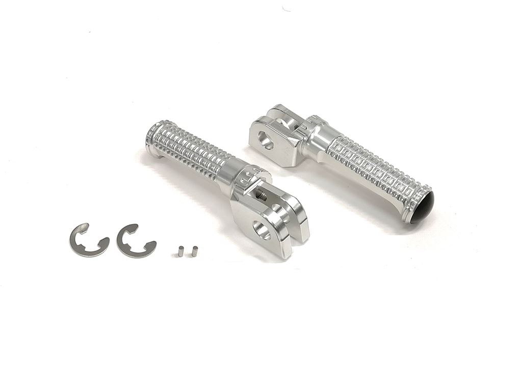 アクティブ 17710002S ステップバー タンデム側 シルバー 72mm MT-07 MT-25 YZF-R7 バイク パーツ ACTIVE