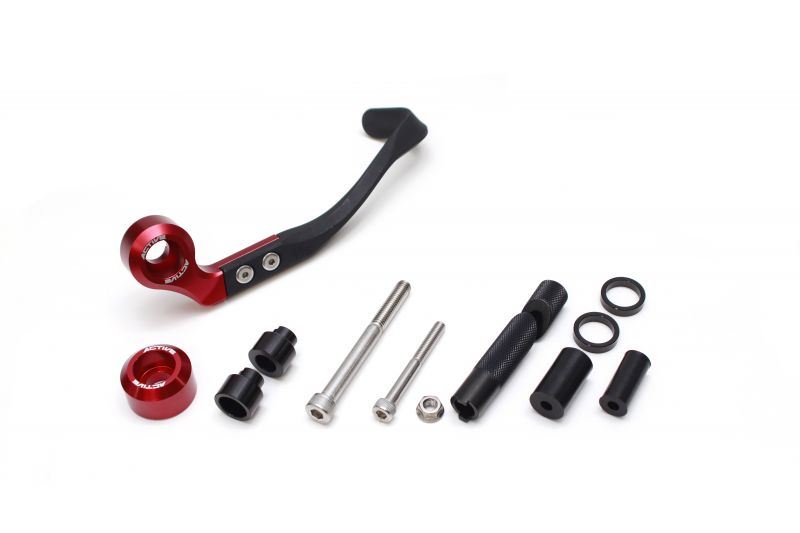 アクティブ 30802015 ブレーキレバーガード&バーエンド フルセット レッド ハンドル内径φ15.5～16.75用 保護 パーツ ACTIVE