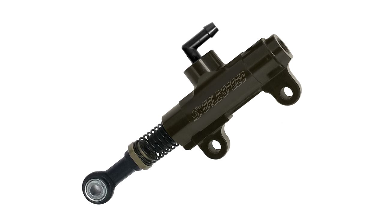 ゲイルスピード RMC12-640HA リアブレーキマスターシリンダーφ12 ハードアルマイト(取付けピッチ40 or 49mm/ロッドエンドM6) ブラック｜バイクマン　店