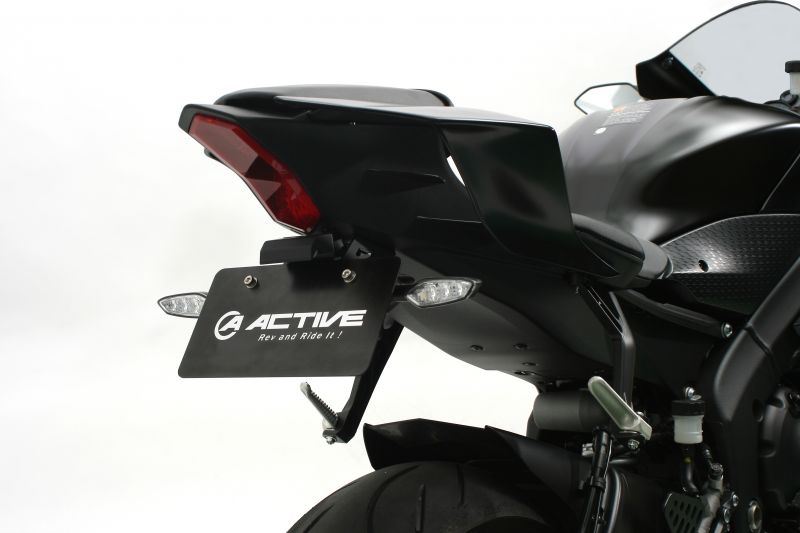 アクティブ 1153063 フェンダーレスキット LEDナンバー灯付き ブラック YZF-R6 ナンバー取付ステー 外装 パーツ ACTIVE 11,244円