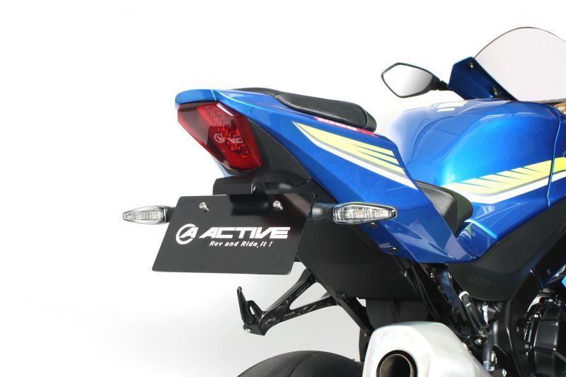 アクティブ 1155040 フェンダーレスキット LEDナンバー灯付き ブラック GSX-R1000/R ナンバー取付ステー 外装 パーツ ACTIVE