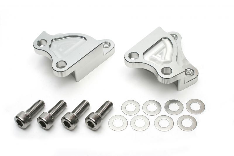 アクティブ 1477001S キャリパーサポート ゲイルスピード/ブレンボ 4POT 40mmピッチ用 シルバー GPZ1100 ゼファー400/750 ブレーキ パーツ ACTIVE