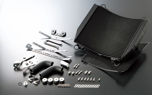 アクティブ 5057023B ビッグラジエーターキット タイプ3 ブラック GPZ900R GPZ750R エンジン 冷却 バイク パーツ ACTIVE｜バイクマン　店