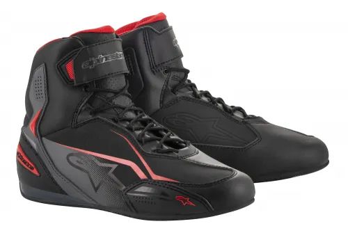 アルパインスターズ FASTER 3 SHOE ファスター3 ライディング シューズ ブラック/グレー/レッド 8.5/26cm バイク 靴 くつ 軽量 軽い ツーリング アルパイン
