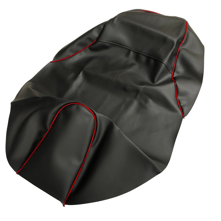 ALBA アルバ HCH1203-C10P40 日本製シートカバー 張替タイプ 黒カバー/赤パイピング PCX125(JF56) PCX150(KF18) 国産 バイク 二輪車用