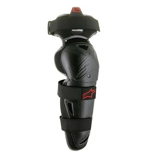 アルパインスターズ S-MX K KNEE PROTECTOR 膝プロテクター ブラック/レッド ワンサイズ バイク ツーリング 防護 保護