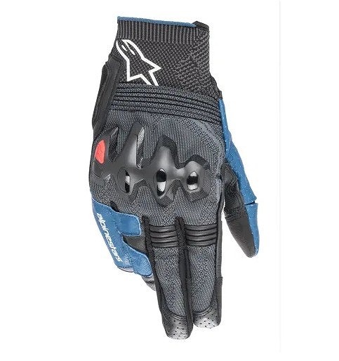 アルパインスターズ MORPH SPORT GLOVES グローブ ブラック/ブルー/ソーダライト L バイク ツーリング 通気性 手袋 スマホ対応｜バイクマン　店