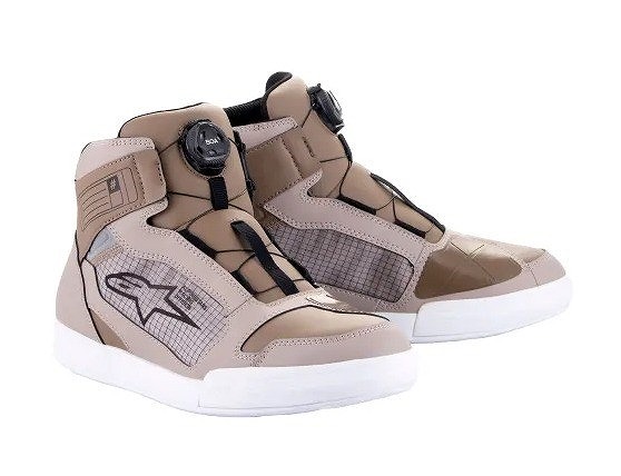 アルパインスターズ AXIOM BOA WATERPROOF SHOE ASIA オークベージュ/ホワイト US8/25.5cm バイク ツーリング 靴 くつ 軽量 防水｜バイクマン　店