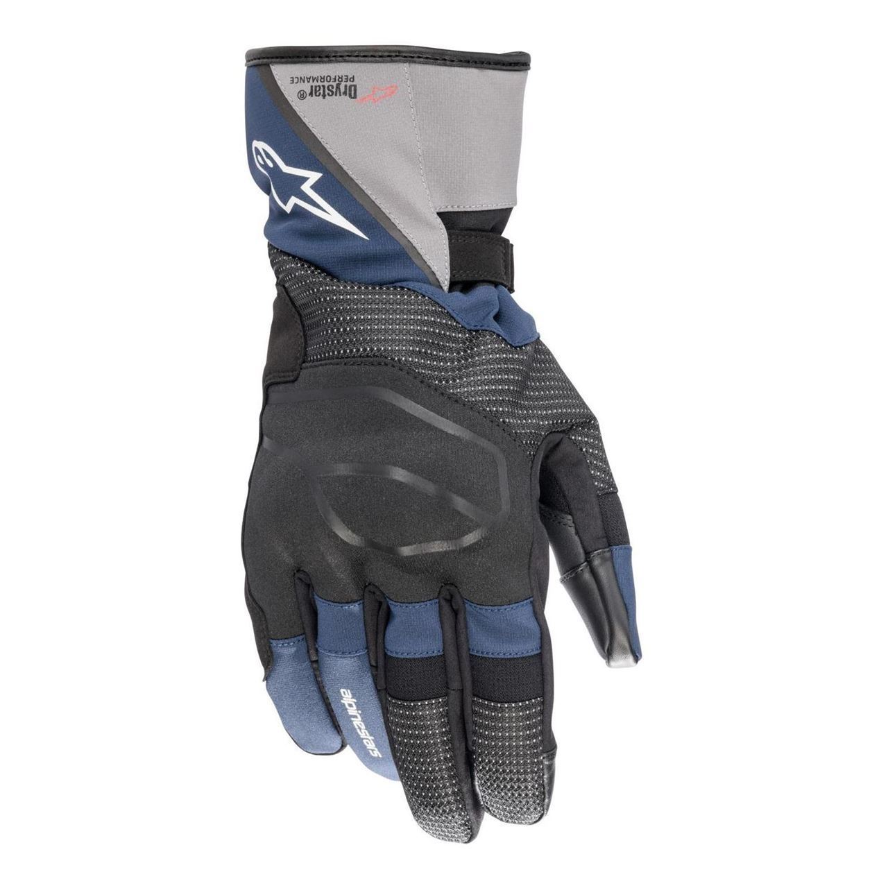 アルパインスターズ 8059347053592 ANDES v3 DRYSTAR G 1267 ブラック/ダークブルー XL バイク オールシーズン 防水 グローブ 手袋 スマホ タッチ｜バイクマン　店