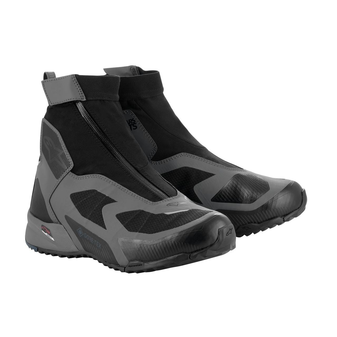 アルパインスターズ 8059347260341 CR-8 GORE-TEX SHOE 1285 ブラック/ダークグレー/ペトロリオブルー 9.5/27.0cm バイク シューズ 靴 ライディング 防水