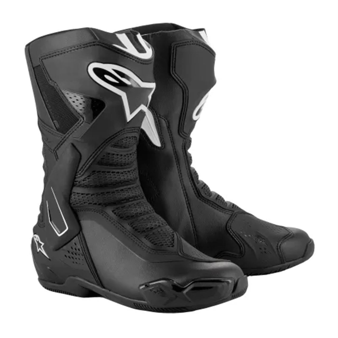 アルパインスターズ 8059347395876 SMX-6 v3 BOOT 12 ブラック/ホワイト 41/26.0cm バイク レース レーシング ブーツ 靴