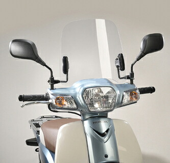 旭風防 旭精器 SPC-13 ミドルスクリーン ホンダ スーパーカブ 110(中国製) 4560122612605|バイクマン 店