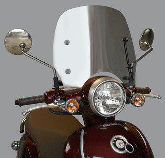 旭風防 旭精器 GN-03 ウインドシールド ホンダ ジョルノ クリア 4560122613183|バイクマン 店