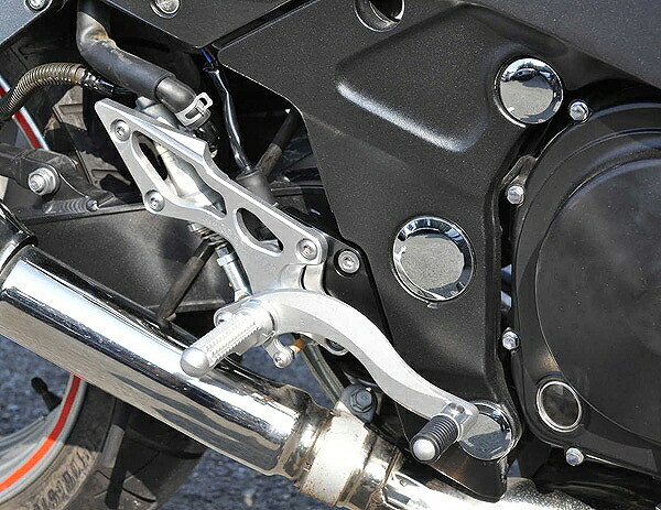 BEET 0111-K76-20 ハイパーバンク バックステップ シルバー 固定式 ZZ-R400|バイクマン 店