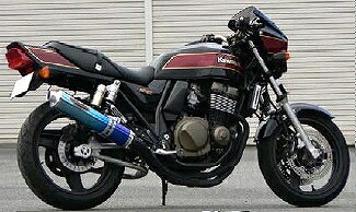 ZRX400 マフラー BEET 0276-K69-BL NEW NASSERT-R ボルトオンサイレンサー マフラー ブルーチタン ZRX400|バイクマン 店