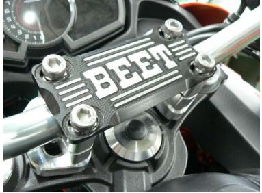 BEET 0605-KD7-44 バーハンドルコンバージョンキット ブレース付き ブラック ニンジャ650 バイク