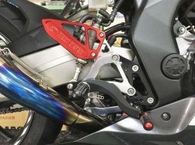 BEET 0111-H80-64 ハイパーバンク (R/B/S)固定 17CBR250RR レッド/ブラック/シルバー ビート バイク パーツ カスタム バックステップ 赤 黒 シルバー|バイクマン 店
